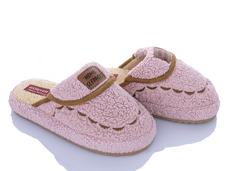 Тапочки Jumay (37-40) 002-2 pink (зима)