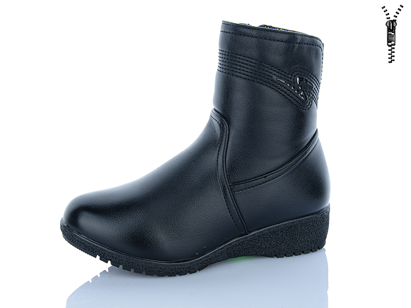 Ботинки ABA (37-42) 903 black (зима)