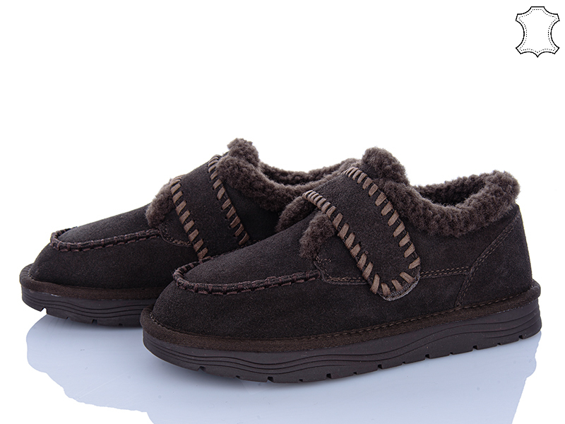Туфли PL PS (36-40) GF2645 brown (зима)