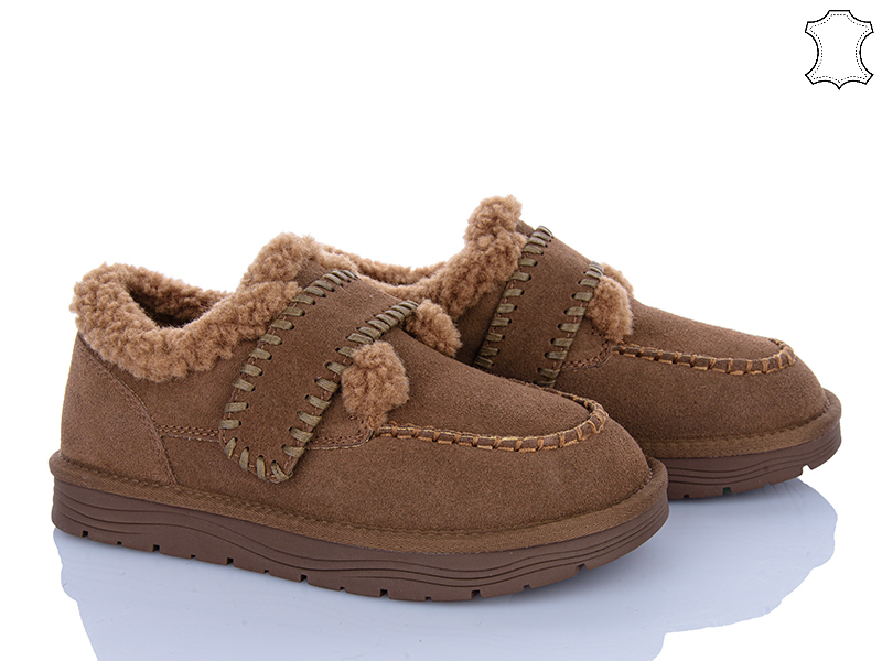 Туфли PL PS (36-40) GF2645 caramel (зима)