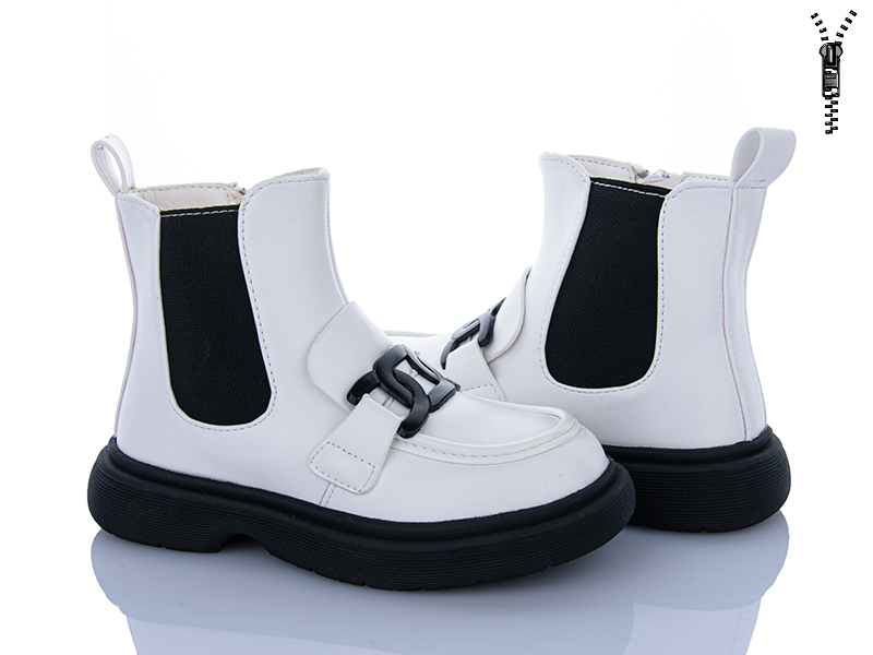 Ботинки Clibee (27-32) ABC132A white (деми)