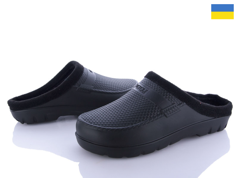 Галоши Slipers (41-45) Шагах мужской черный (зима)