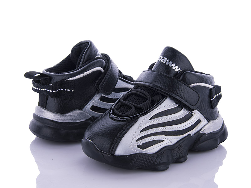 Кроссовки Clibee (21-26) DC40 black-silver (деми)
