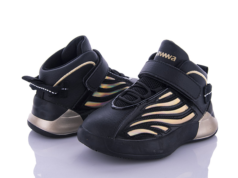 Кроссовки Clibee (26-30) DC41 black-gold (деми)