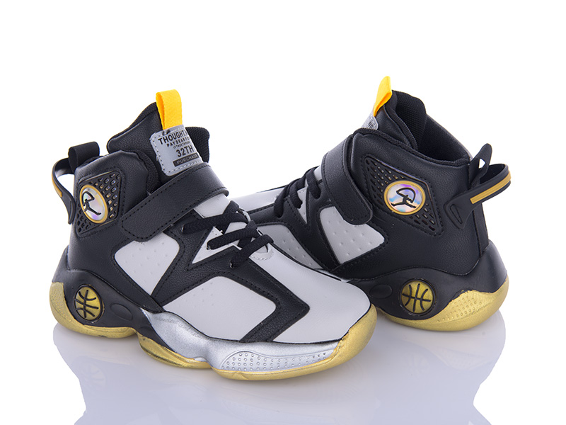 Кроссовки Apawwa (32-37) L20-115 grey-black (деми)