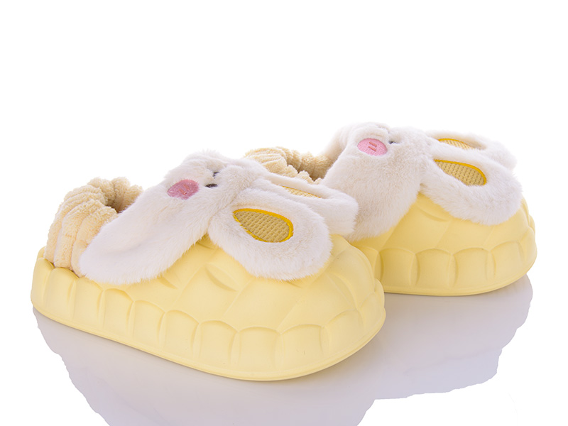 Тапочки Lion (36-41) 2023HM-6 жовтий (зима)