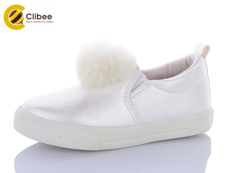 Слипоны Clibee-Apawwa (30-35) X7069 white (деми)