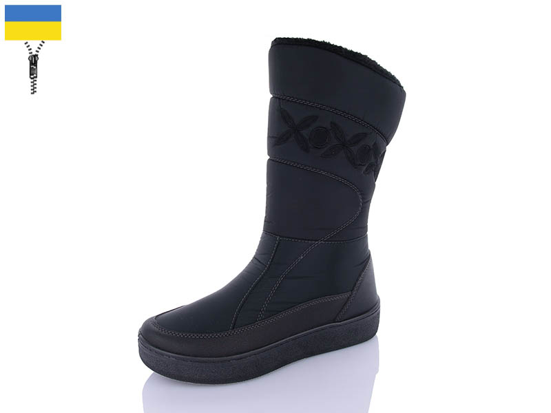 Сапоги RGP (37-42) 250 чорний (зима)