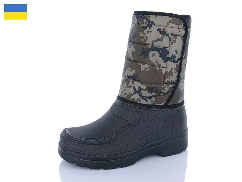 Сапоги Inblu (41-46) Ведмідь M1 висок.камуфляж (зима)