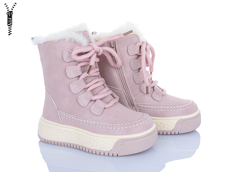 Ботинки Clibee (33-38) T 21 pink (зима)