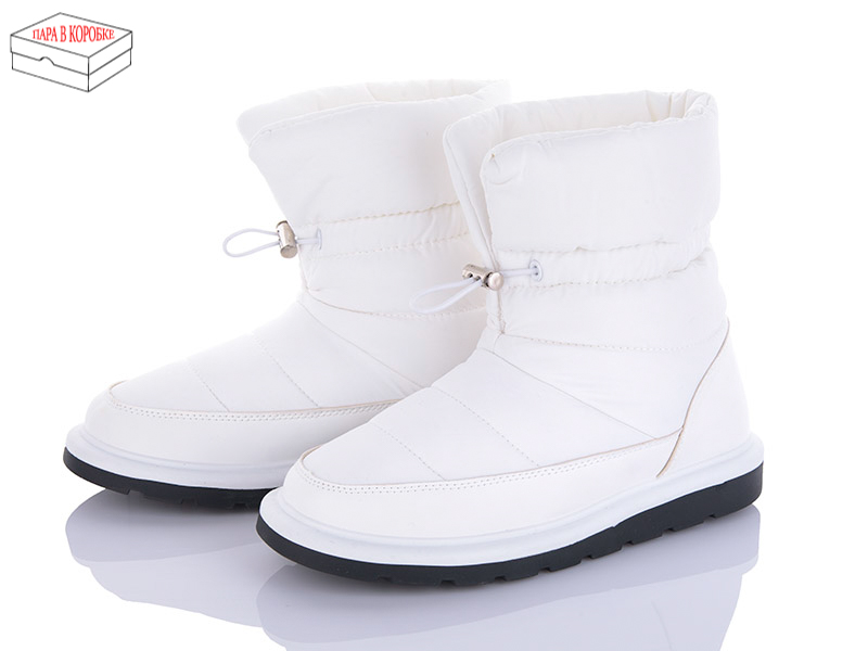 Дутики Roks (36-41) CU216P white (зима)