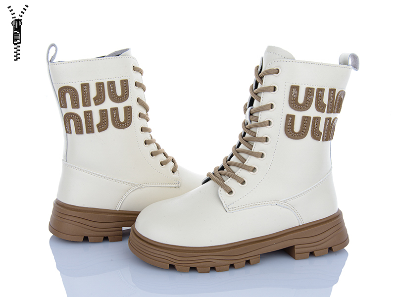 Ботинки Clibee (31-36) C6229 beige (зима)