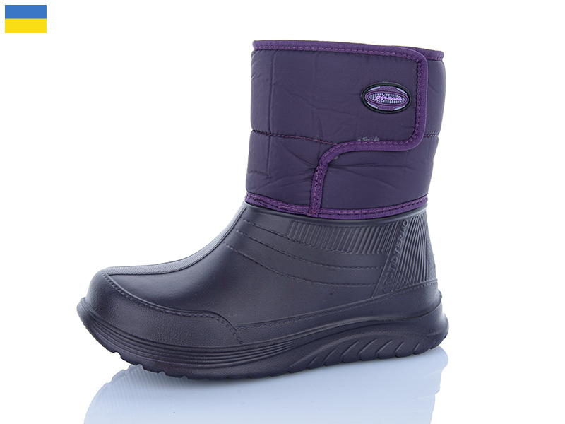Сапоги Inblu (37-41) D392DF т.фіолетовий (зима)