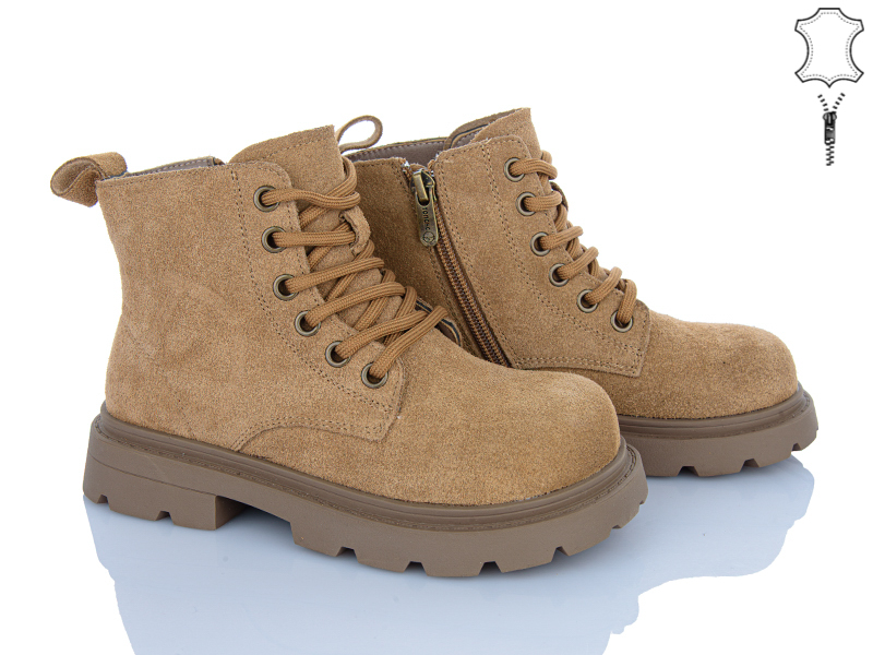 Ботинки Clibee (31-37) A141708 beige (деми)