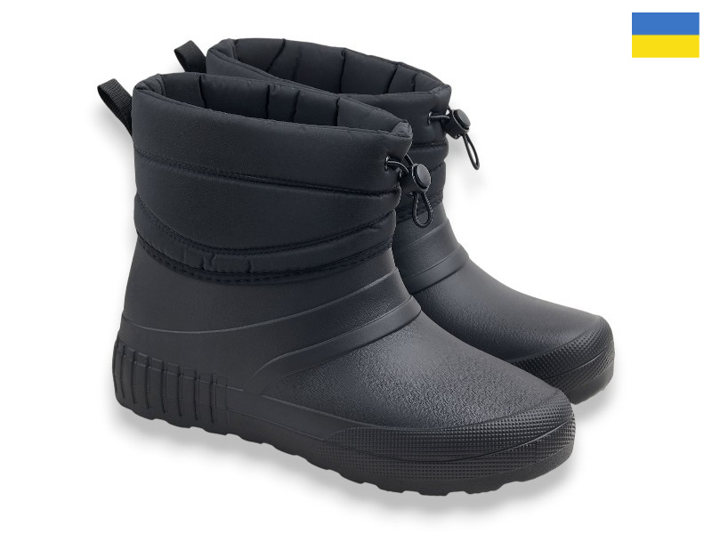 Сапоги Rai shoes (37-41) D401A чорний (зима)