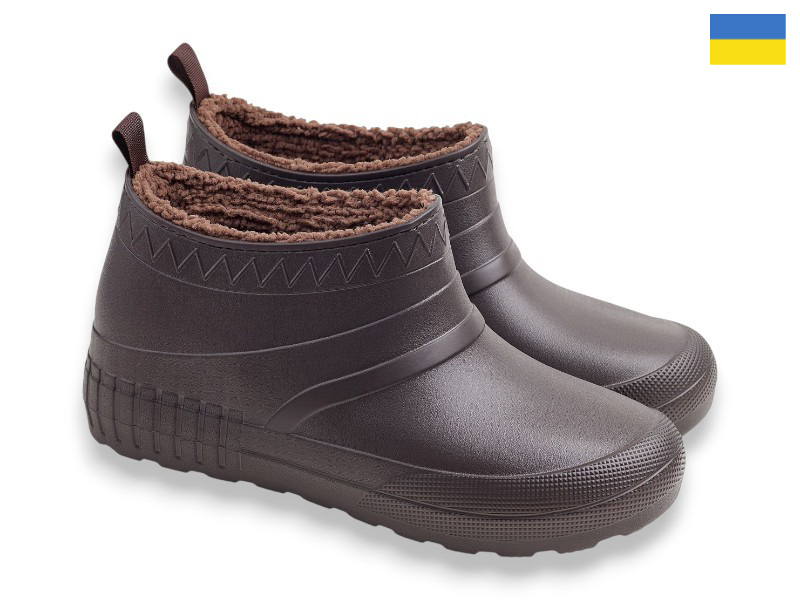 Галоши Rai shoes (37-41) D40Ch шоколад (зима)
