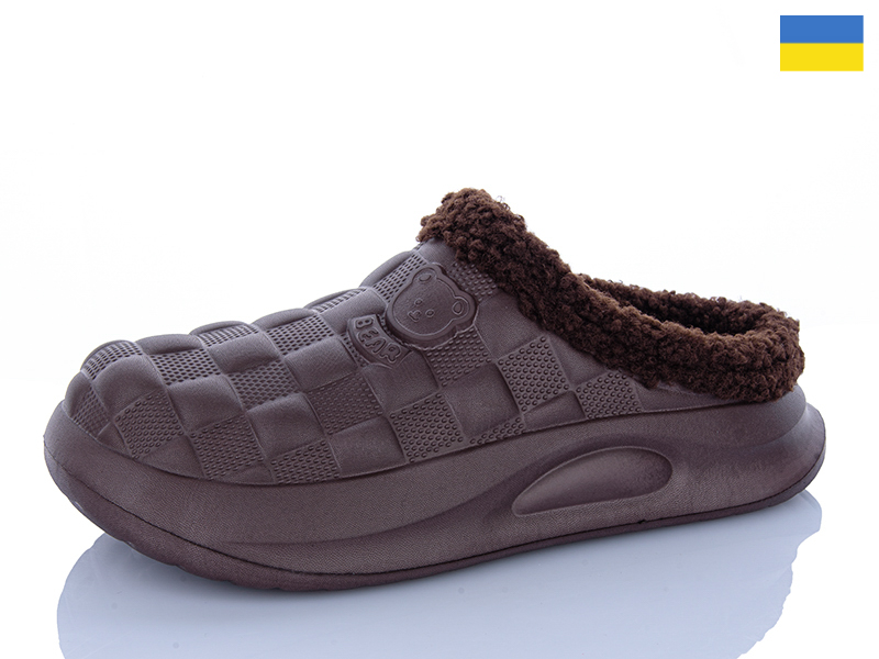 Сабо ALEX M&L (36-41) BA604 коричневий (зима)