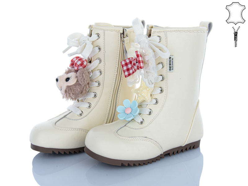 Ботинки Clibee (27-33) A61196 beige (деми)