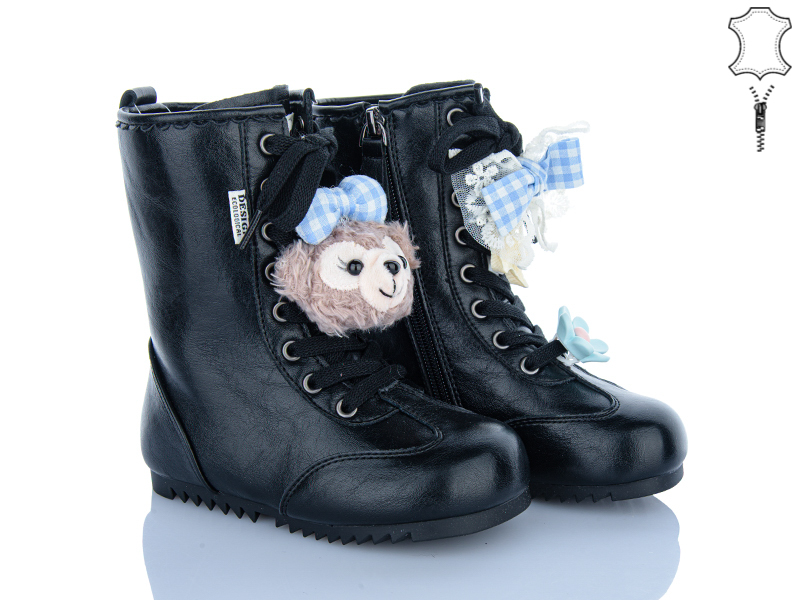 Ботинки Clibee (27-33) A61196 black (деми)