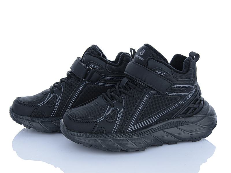 Кроссовки Clibee (34-39) ABQ5183R black (деми)
