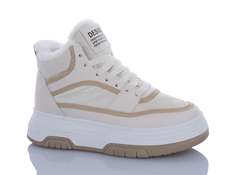 Кроссовки DINO ALBAT (36-41) 149-16 beige (зима)