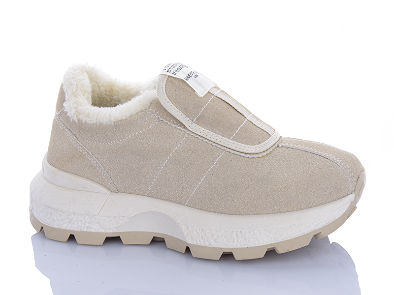 Кроссовки DINO ALBAT (36-41) M801-KL801 beige (зима)