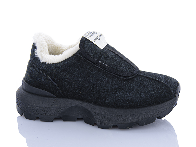 Кроссовки DINO ALBAT (36-41) M801-KL801 black (зима)