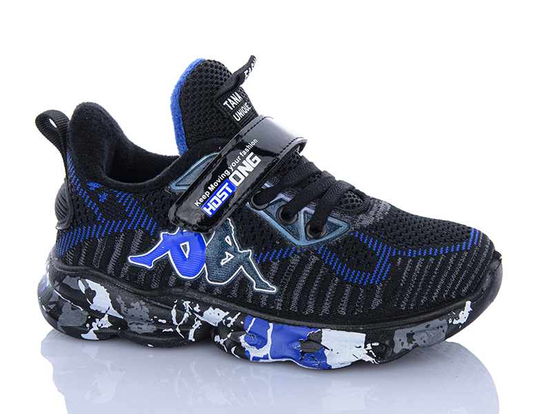 Кроссовки DINO ALBAT (32-37) Q54-B5501 black-navy (деми)