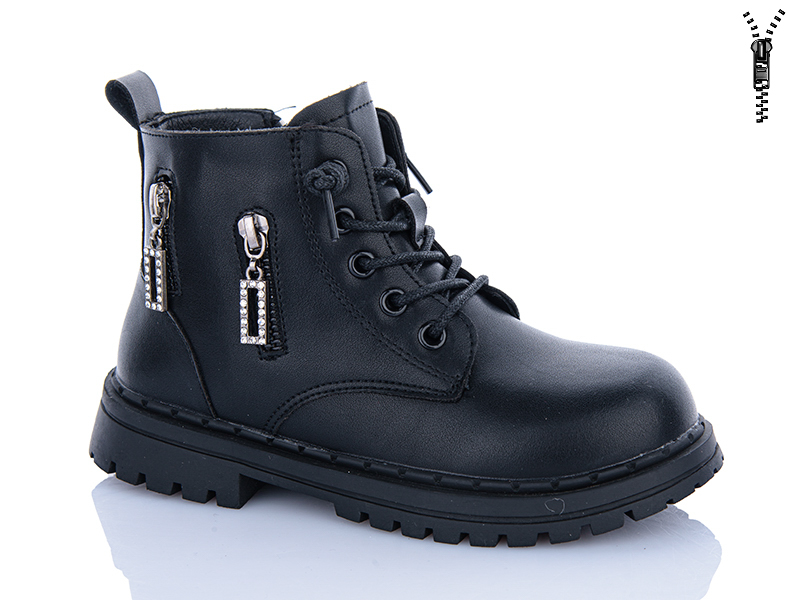 Ботинки DINO ALBAT (32-37) Y104-B21511 black (деми)