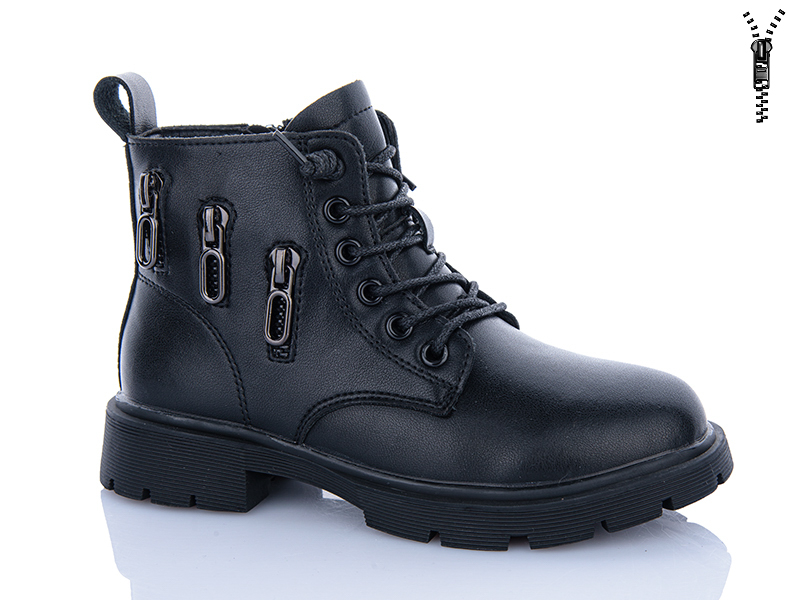 Ботинки DINO ALBAT (31-36) Y109-7608 black (деми)
