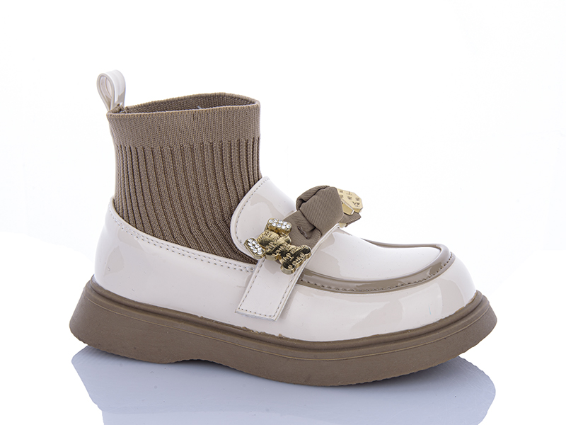 Туфли DINO ALBAT (32-37) Y159-2107B beige (деми)