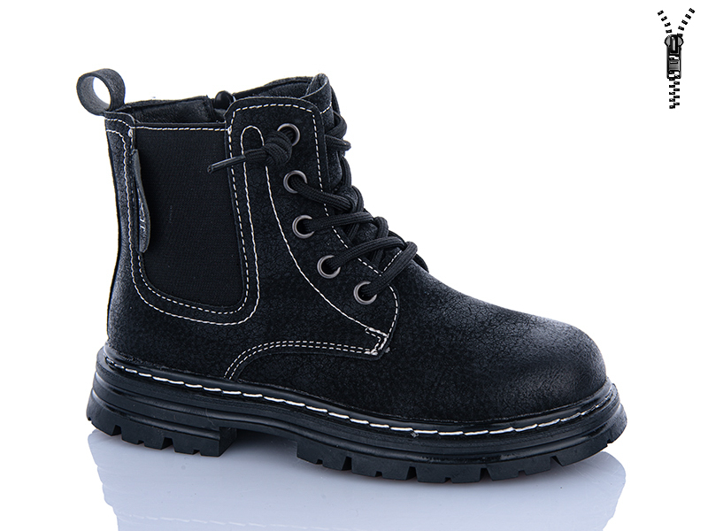 Ботинки DINO ALBAT (32-37) Y161-2118B black (деми)