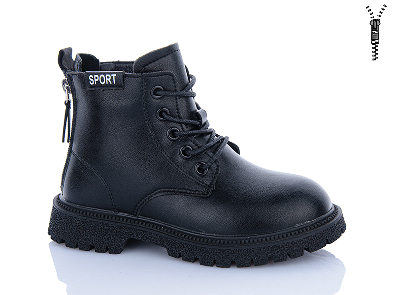 Ботинки DINO ALBAT (32-37) Y93-0346B black (деми)