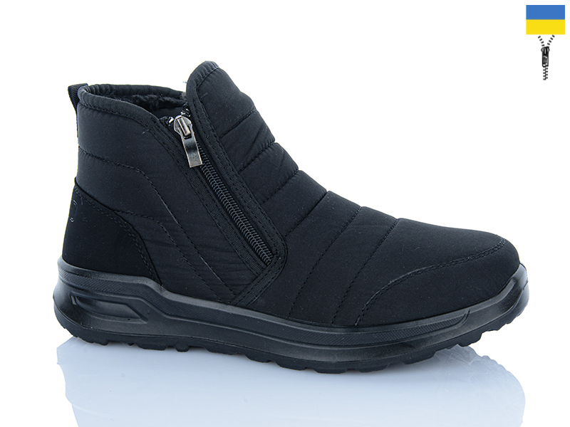 Ботинки Dago (41-45) Прогрес M5336 чорний (зима)