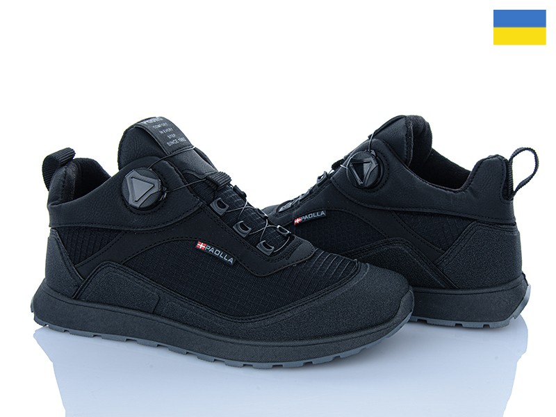 Кроссовки Paolla (40-45) Sport 10 чорний (деми)