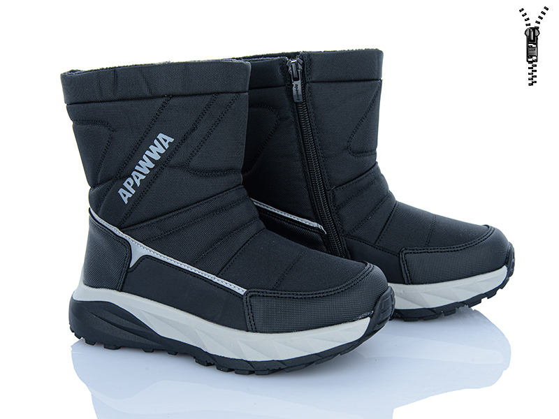 Дутики Clibee-ShoSho (33-38) ABD0223R-1 black (зима)