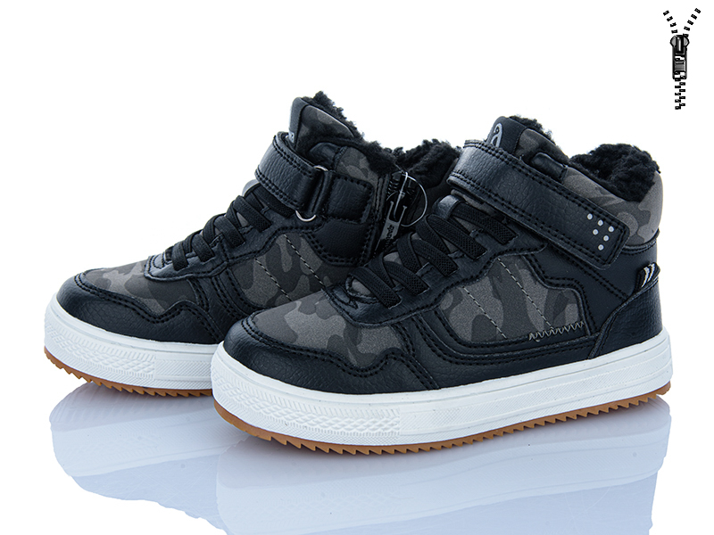 Ботинки Clibee-ShoSho (28-35) ABD0663R-1 black (зима)