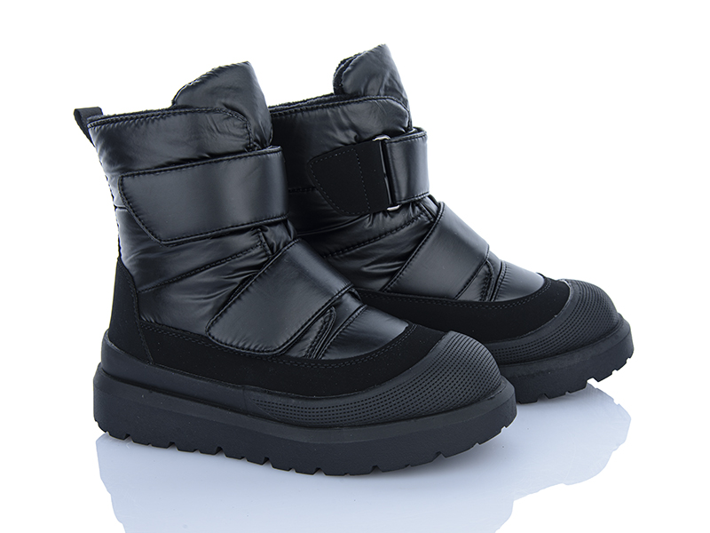 Дутики Clibee-ShoSho (33-38) ABD1043R-1 black (зима)