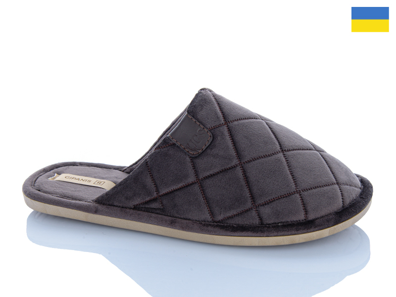 Тапочки DeMur (41-45) GP8101 коричневий (зима)