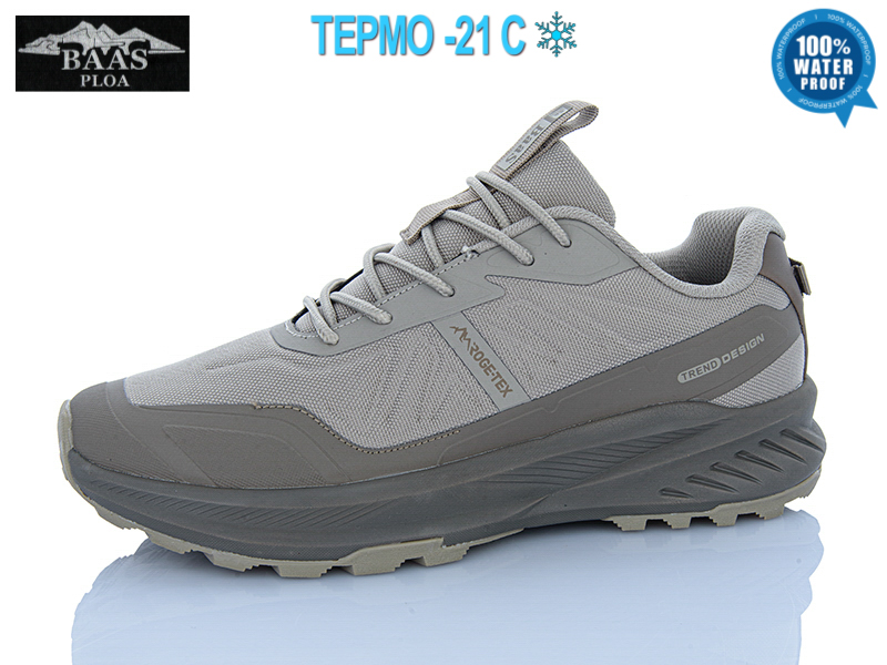 Кроссовки Baas (41-46) M7710-25 термо (зима)