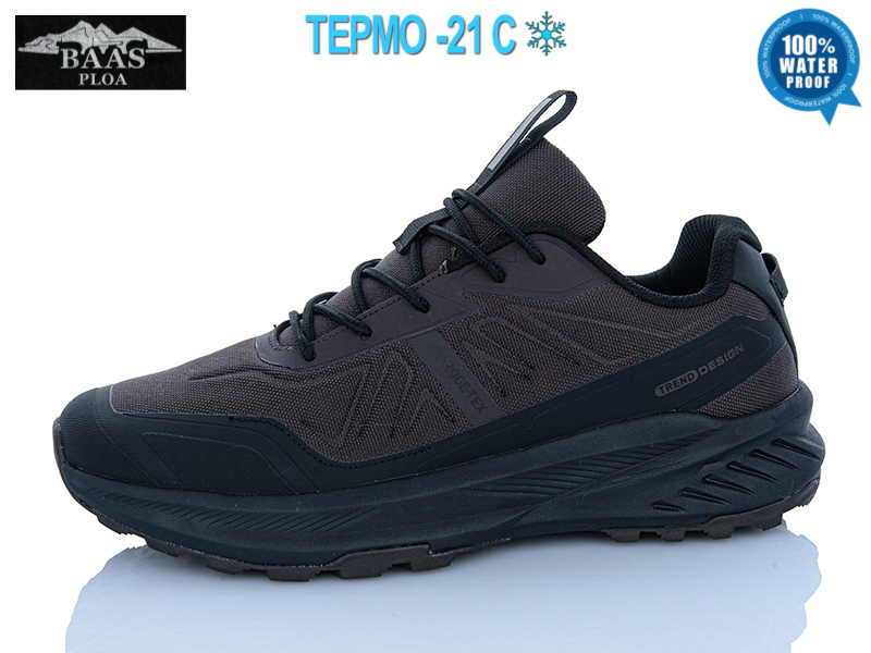 Кроссовки Baas (41-46) M7710-6 термо (зима)