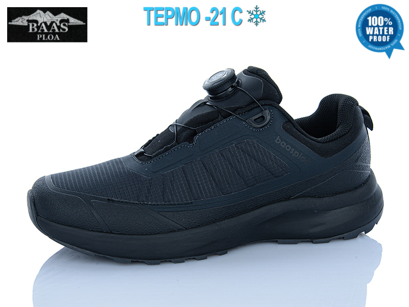 Кроссовки Baas (41-46) W3241-2C термо (зима)