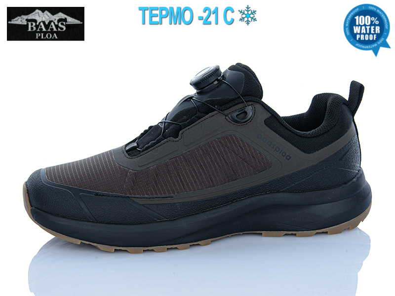 Кроссовки Baas (41-46) W3241-6C термо (зима)