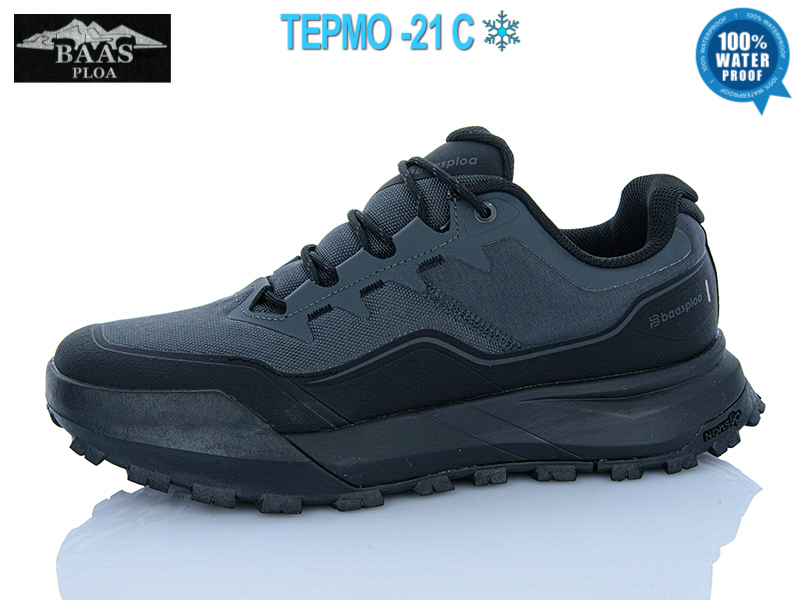 Кроссовки Baas (41-46) W3249-2C термо (зима)