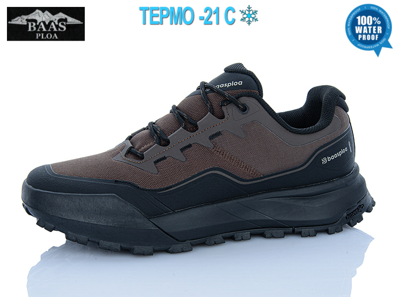 Кроссовки Baas (41-46) W3249-6C термо (зима)