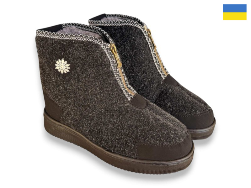 Бурки Rai shoes (37-42) BM20 сірий (зима)