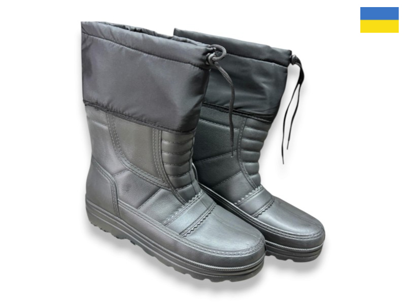 Сапоги Rai shoes (41-46) SV25 чорний (зима)