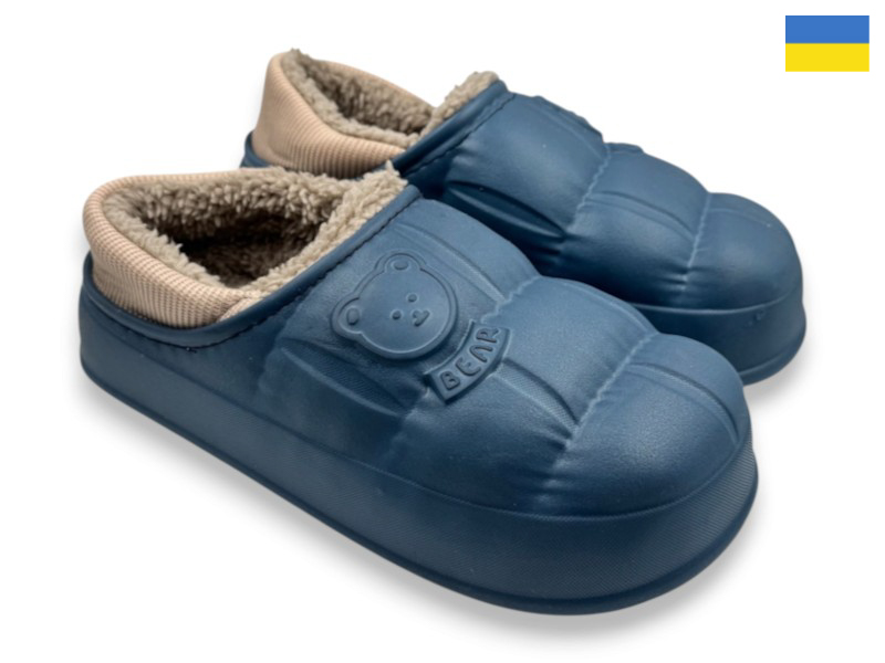 Сабо Rai shoes (28-35) ГП39 зад.синій (зима)