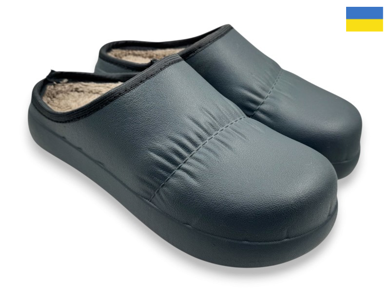 Сабо Rai shoes (36-42) ГП42 графіт (зима)