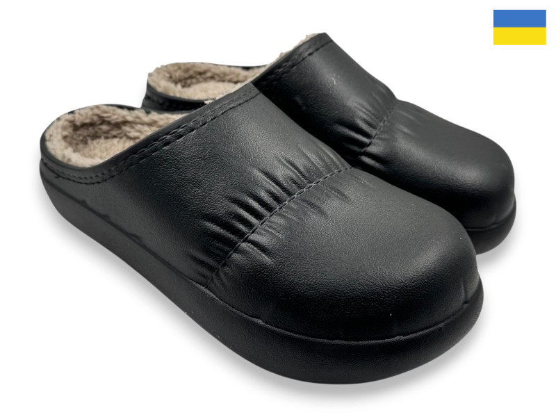Сабо Rai shoes (36-42) ГП42 чорний (зима)